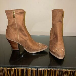 Michael Kors Suede Studded Booties